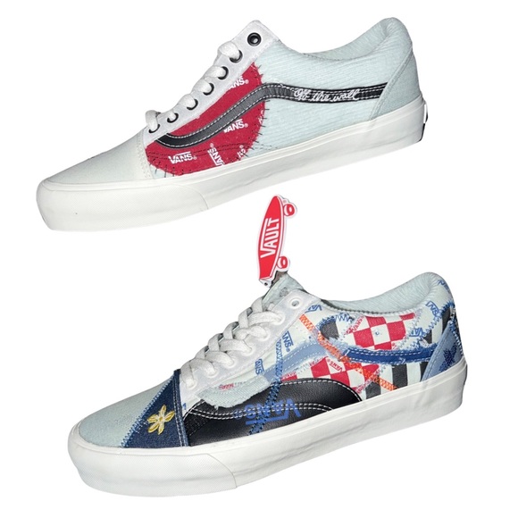 Vans Vault Old Skool VR3 PW LX Patchwork Floral Denim Supreme - Picture 12 of 12